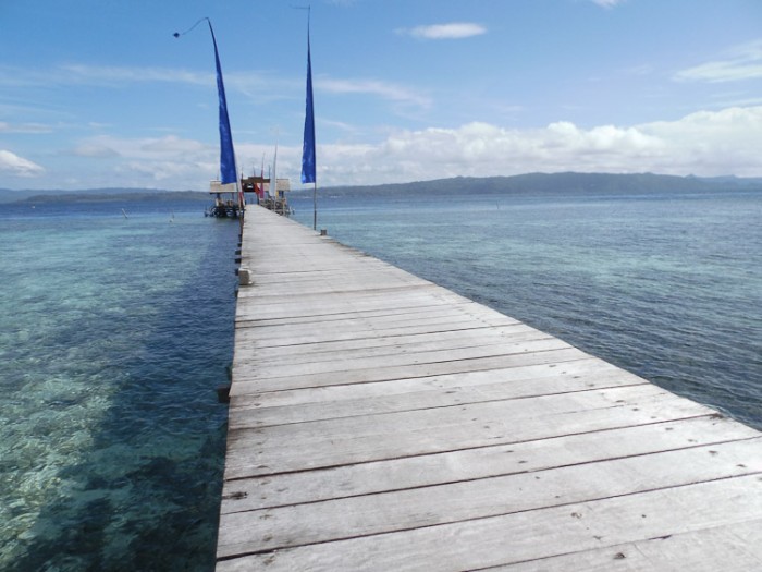 Dermaga pulau mansuar