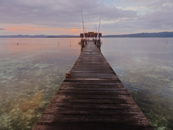 Sunset @raja ampat dive lodge.