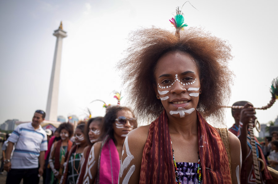 Gadis manis dari papua