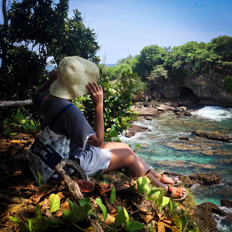 Turis norak ujung kulon.