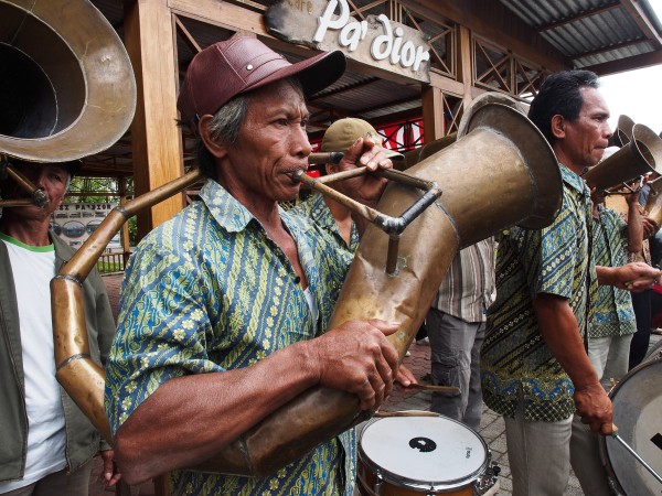 Traditional minahasa horn