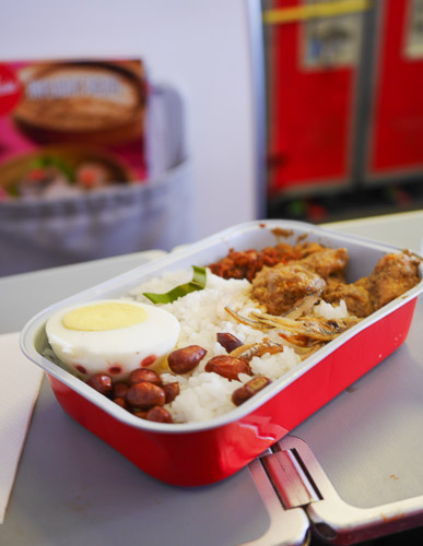 Nasi lemak air asia pak nasser pre book meal